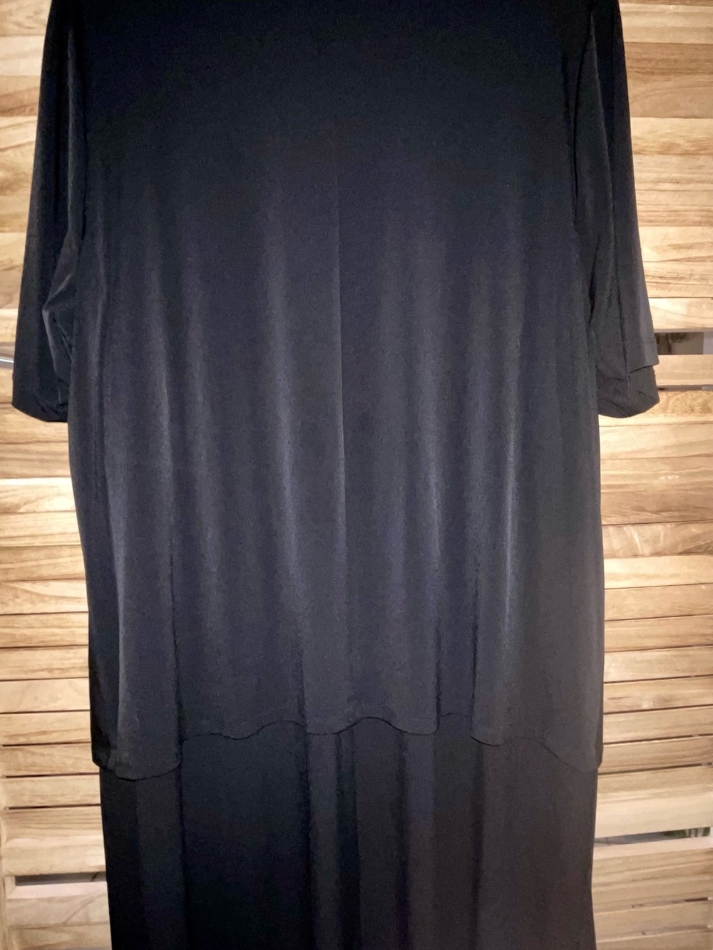Connected Apparel NWT Layered Dress Size 22W Faux Two-Piece Cowl Neck Plus Size - Picture 5 of 7